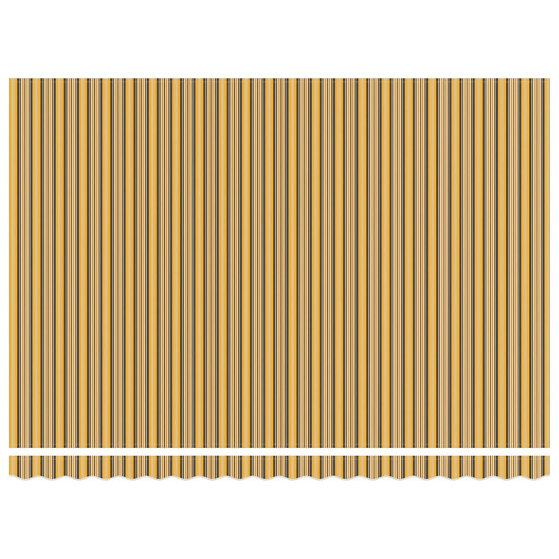 vidaXL Behúzható napellenző with Sokszínű 450 × 300 cm szövet