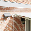 vidaXL Behúzható napellenző tartalmaz Fehér 450 ×300 cm szövet