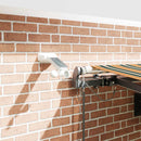 vidaXL Napernyő Anyag Zöld és sárga 450 × 300 cm Poliészter