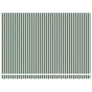 vidaXL Behúzható napellenző Zöld és Fehér 450 × 300 cm