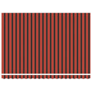 vidaXL Napernyő narancssárga és barna 4,5 × 3,5 m Poliészter és fém