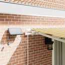 vidaXL Behúzható napellenző Sokszínű 450 × 350 cm Szövet és Alumínium