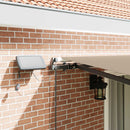 vidaXL Behúzható napellenző LED -es lámpákkal Bézs 450 ×350 cm szövet