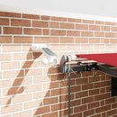 vidaXL Behúzható napellenző tartalmaz Piros 450 × 350 cm szövet