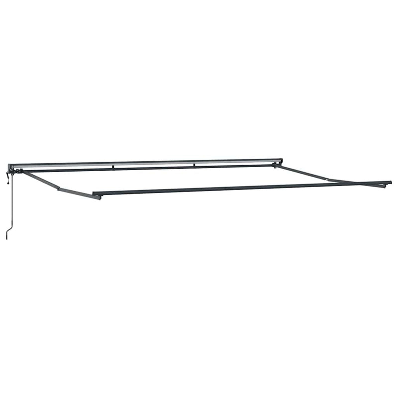 vidaXL Behúzható napellenző Kék és Fehér 500x300 cm szövet