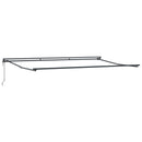 vidaXL Napernyő keret Krém 500 × 300 cm Poliészter PU bevonattal