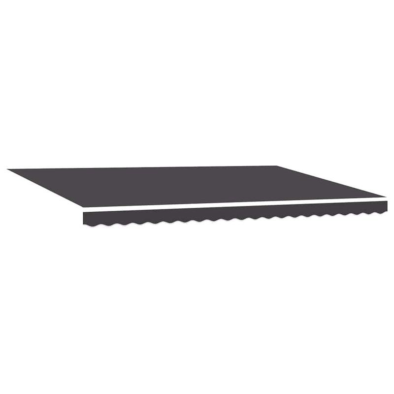 vidaXL Behúzható napellenző Antracit 500 ×300 cm Szövet és Fém