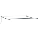 vidaXL Behúzható napellenző Narancs és Barna 500 x 300 x 165 cm