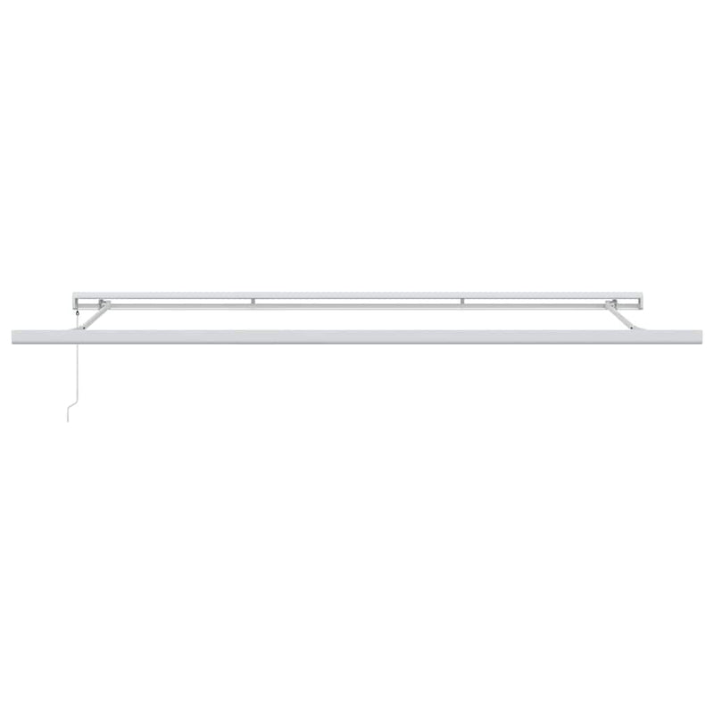 vidaXL Behúzható napellenző Narancs és Barna 500 ×300 cm Szövet és Fém