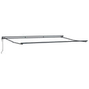 vidaXL Napernyő keret Burgundi 500 × 300 cm Poliészter PU bevonattal