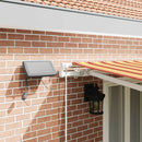 vidaXL Behúzható napellenző sárga és narancssárga 500 ×300 cm szövet