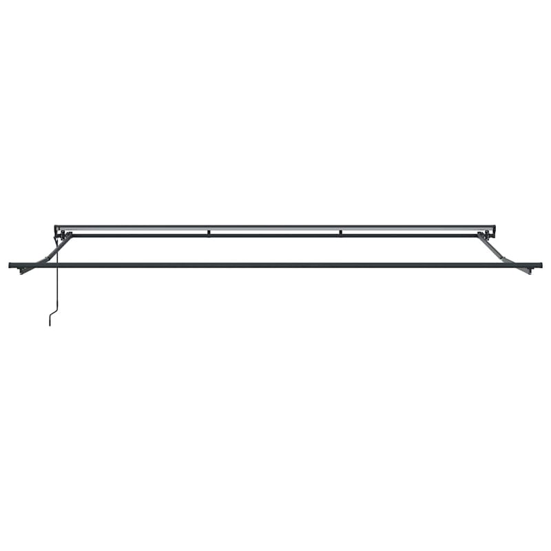 vidaXL Behúzható napellenző Sárga és narancs 500x300 cm szövet