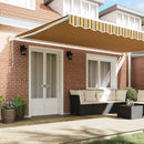 vidaXL Behúzható napellenző Sokszínű 500 × 300 cm szövet