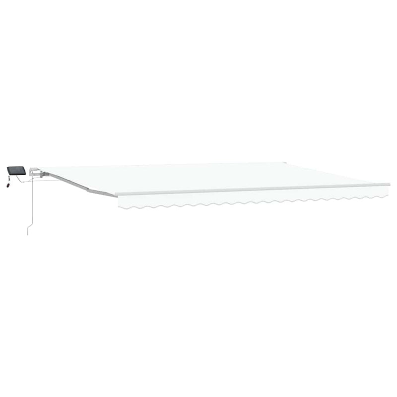 vidaXL Behúzható napellenző tartalmaz 500 × 300 cm Fehér