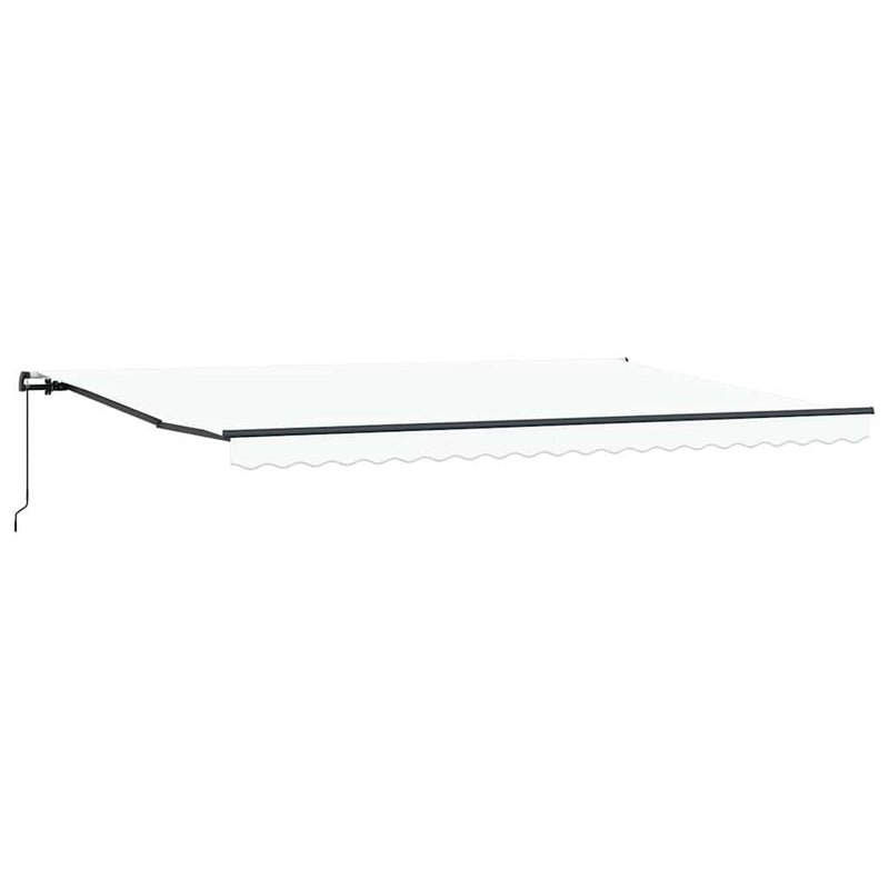 vidaXL Napernyő Fehér 500 × 300 cm szövet