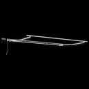 vidaXL Behúzható napellenző narancssárga és barna 500 ×350 cm szövet