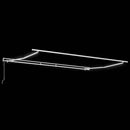 vidaXL Behúzható napellenző Narancs és Barna 500 × 350 cm