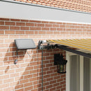 vidaXL Behúzható napellenző Sokszínű 500 ×350 cm szövet