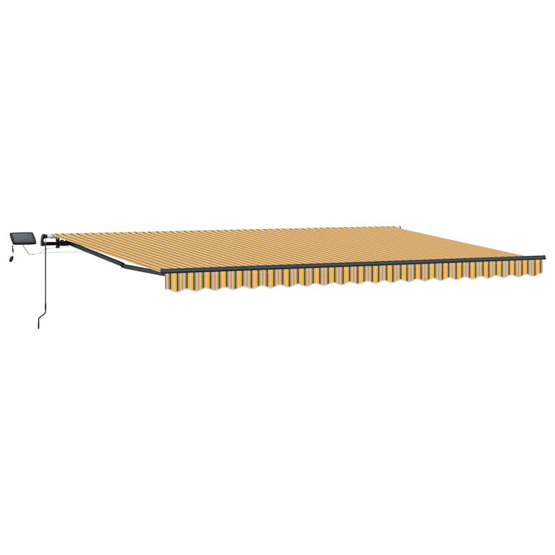 vidaXL Behúzható napellenző Sokszínű 500 ×350 cm szövet