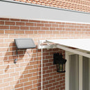 vidaXL Behúzható napellenző tartalmaz Fehér 500 ×350 cm szövet