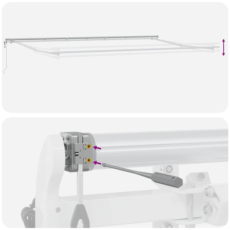 vidaXL Behúzható napellenző 600 × 300 cm narancssárga és barna
