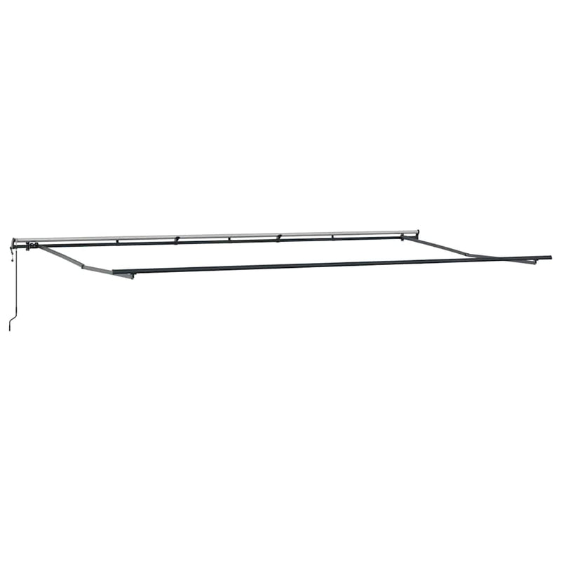 vidaXL Behúzható napellenző narancssárga és barna 600 ×300 cm szövet