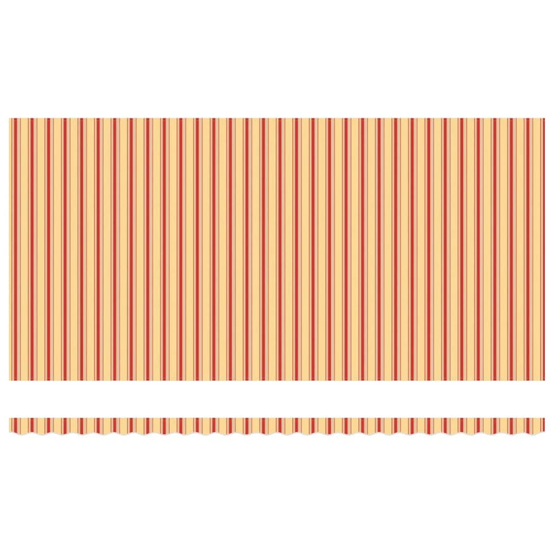 vidaXL Behúzható napellenző sárga és narancssárga 600 × 300 cm szövet