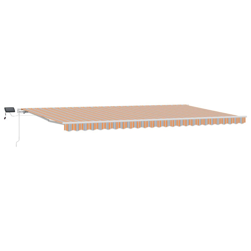 vidaXL Behúzható napellenző tartalmaz 600 × 300 cm Sokszínű