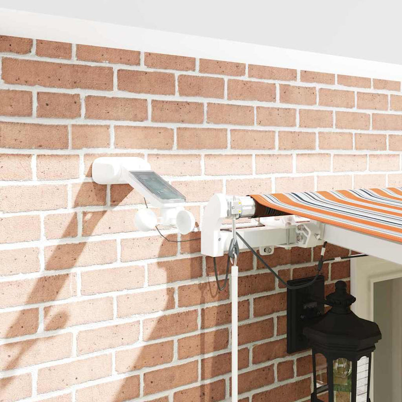vidaXL Behúzható napellenző Sokszínű 600 × 300 cm Szövet és Fém