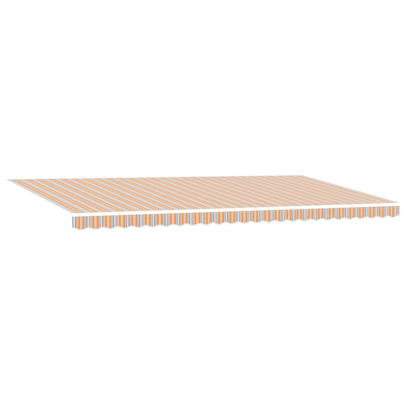 vidaXL Behúzható napellenző Sokszínű 600 × 300 cm szövet