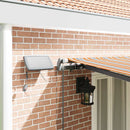 vidaXL Behúzható napellenző Sokszínű 600 × 300 cm szövet