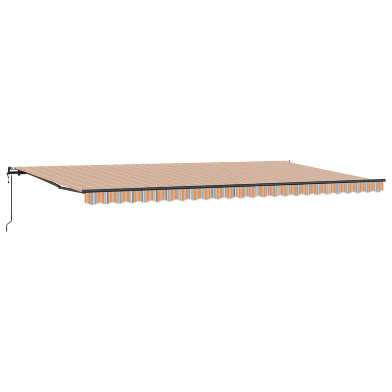 vidaXL Behúzható napellenző Sokszínű 600 ×300 cm szövet