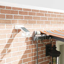 vidaXL Behúzható napellenző tartalmaz Sokszínű 600 × 300 cm szövet