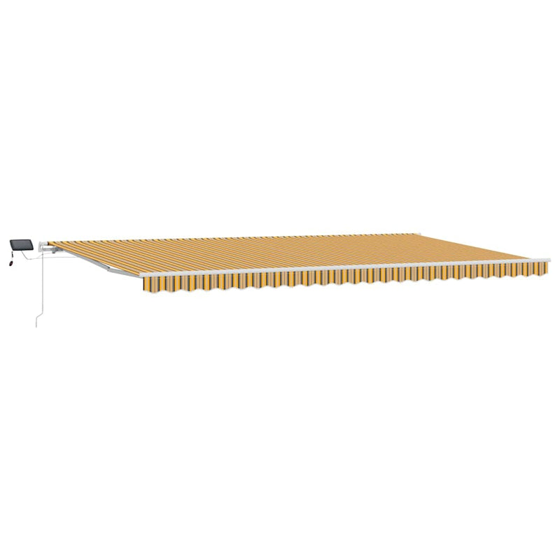 vidaXL Behúzható napellenző tartalmaz 600 × 300 cm Sokszínű