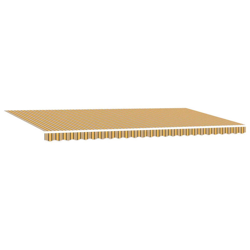 vidaXL Behúzható napellenző Sokszínű 600 × 300 cm szövet