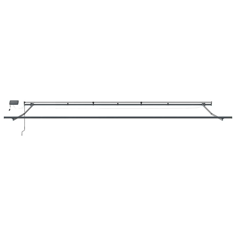 vidaXL Behúzható napellenző Sokszínű 600 × 300 cm szövet