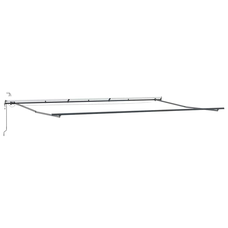 vidaXL Behúzható napellenző with Sokszínű 600 × 300 cm szövet