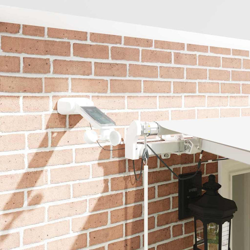 vidaXL Behúzható napellenző Fehér 600 × 300 cm Szövet és Fém