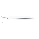 vidaXL Napernyő Anyag Fehér 600 × 300 cm Poliészter