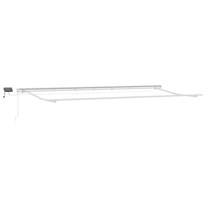 vidaXL Behúzható napellenző tartalmaz 600 × 300 cm Piros