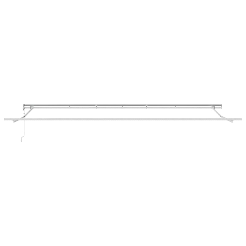 vidaXL Behúzható napellenző 600 × 350 cm sárga és narancssárga