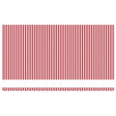 vidaXL Behúzható napellenző Piros és Fehér 600 × 350 cm Szövet és Acél