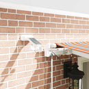 vidaXL Behúzható napellenző Sokszínű 600 × 350 cm Poliészter