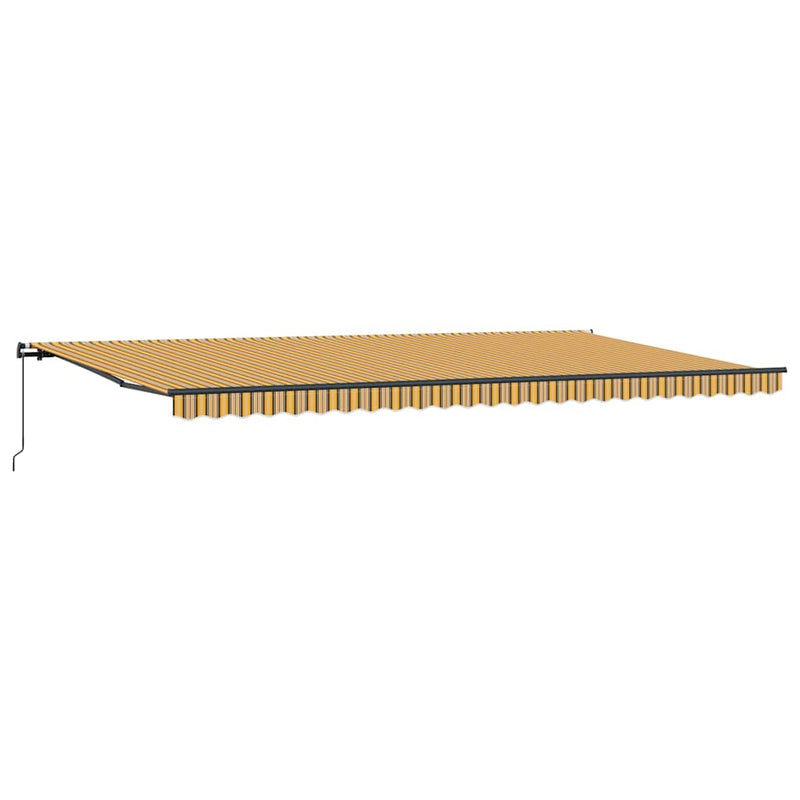 vidaXL Behúzható napellenző Sokszínű 600 × 350 cm szövet