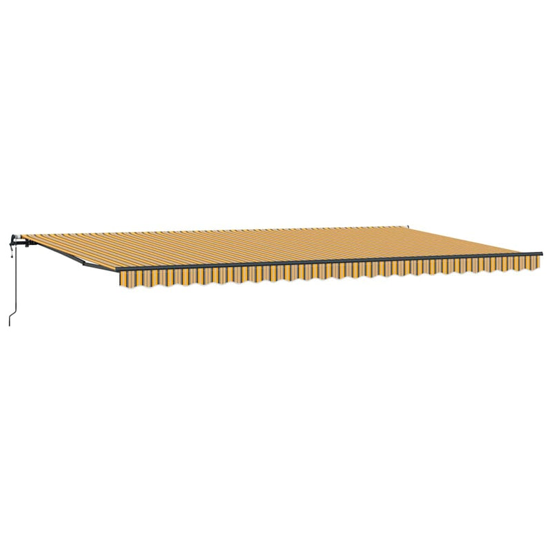 vidaXL Behúzható napellenző Sokszínű 600 ×350 cm szövet