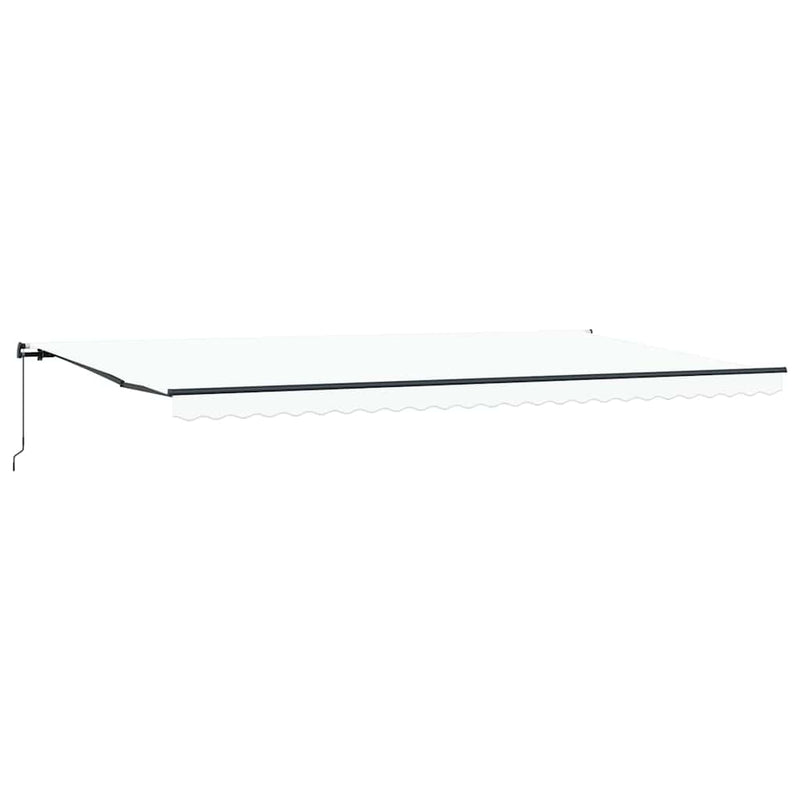 vidaXL Napernyő Fehér 600 × 350 cm szövet