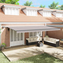 vidaXL Behúzható napellenző Világosszürke 600 ×350 cm szövet