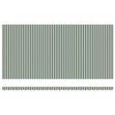 vidaXL Behúzható napellenző Zöld és Fehér 600 x 350 x 165 cm