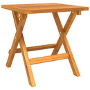 vidaXL Napozóágy 2-személy 3 pcs Barna Tömör akácfa