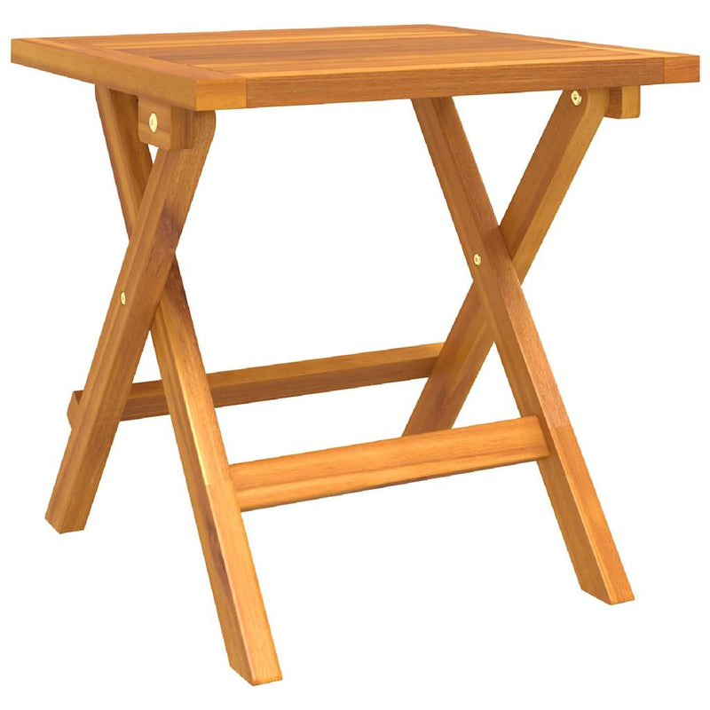 vidaXL Napozóágy 2-személy 3 pcs Barna 40 x 40 x 40cm Tömör akácfa